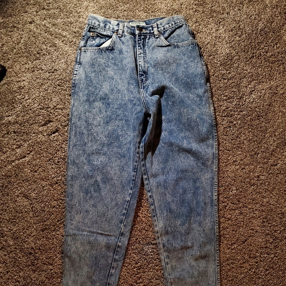 Stefano International Sportswear Vintage Acid Wash 100% Cotton Jeans